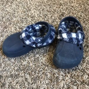 Fleece Lined Toddler Crocs